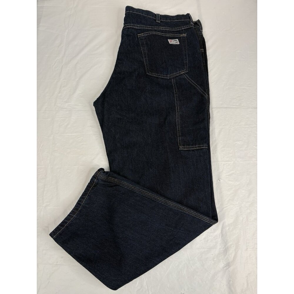 Tyndale Relaxed FR Jeans Men’s 40x30 Flame Resistant Dark Wash Arc Rated USA
